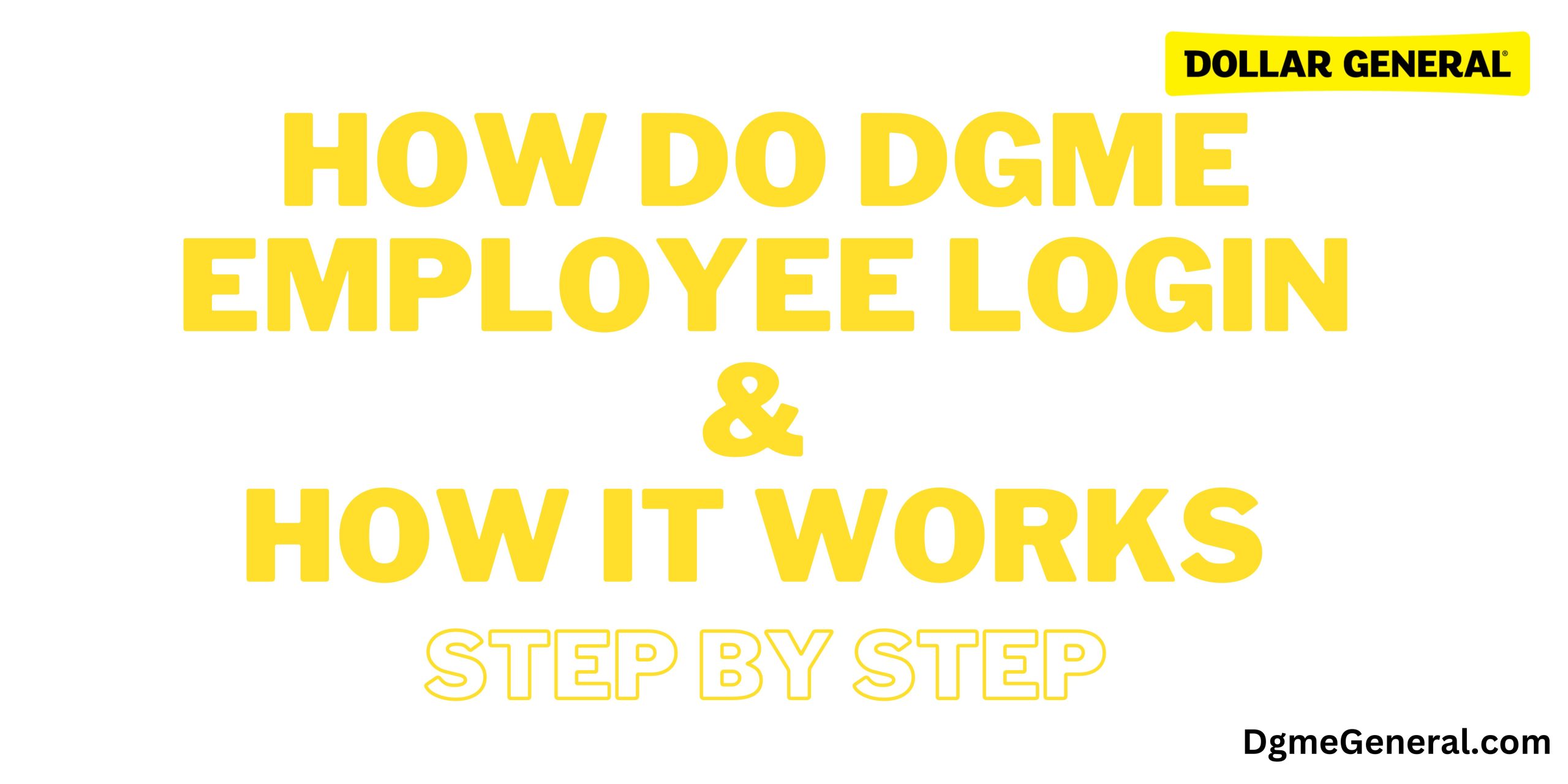 How do dgme login and how it works - dgmegeneral.com