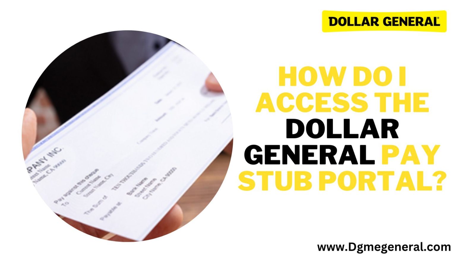 How do I access the Dollar General Pay Stub Portal
