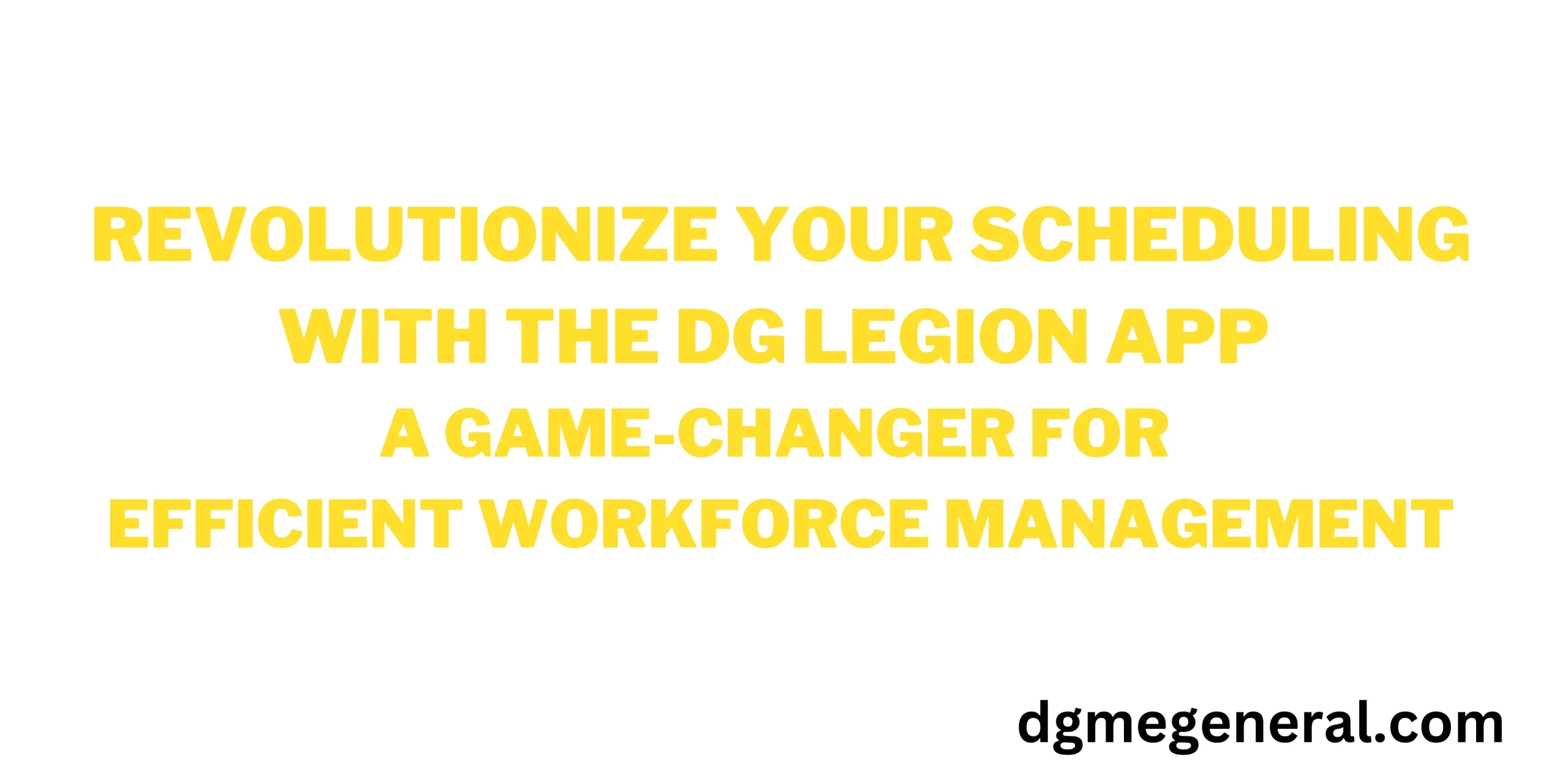 DG-legion-scheduling-app